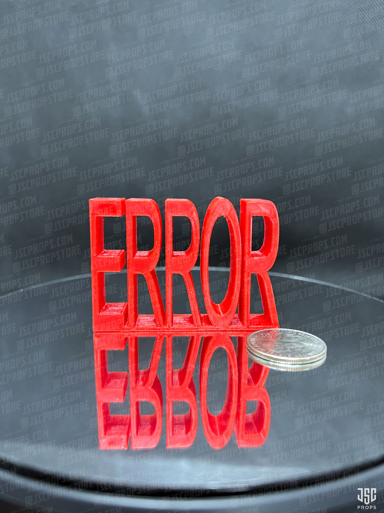 Source Error Sign – JSC Props