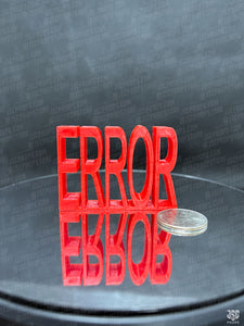 Source Error Sign