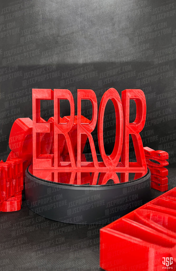 Source Error Sign – JSC Props